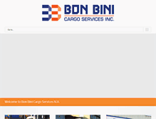 Tablet Screenshot of bonbinicargo.com